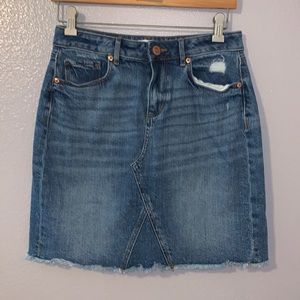 Made and loved LOFT denim pencil mini skirt